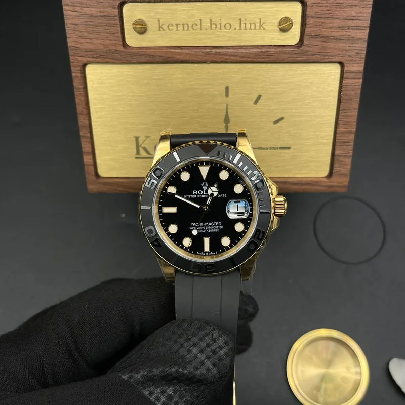 1:1 swiss super clone grade Rolex Yacht master gold M226658-0001