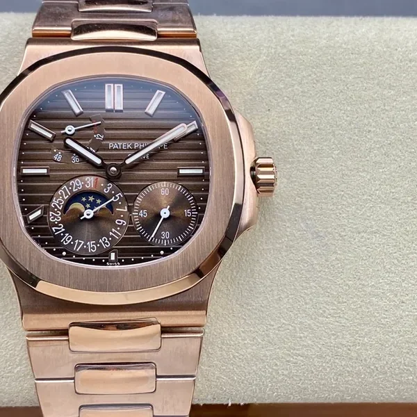 1:1 Superclone Patek Philippe Nautilus 5712GR-001 18K Rose Gold