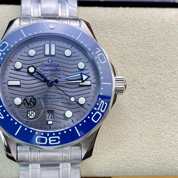 OMEGA Seamaster Diver 300M 42mm Silver Dial & Blue Bezel