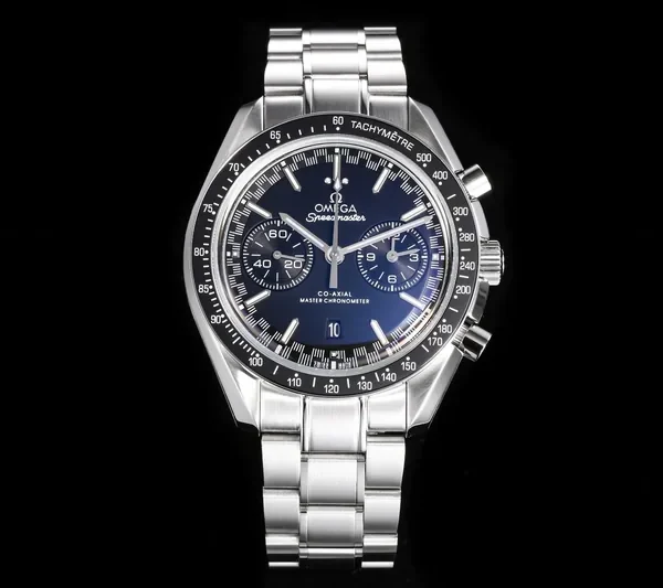 1:1 super clone Omega Super Series Moonphase (black OMEGA)