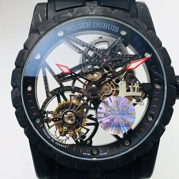 Roger Dubuis – Excalibur Spider DBEX0577 Carbon Fly Tourbillon 1:1 Superclone