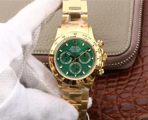 1:1 Super Clone Rolex Cosmograph Daytona 18K Yellow Gold Cal.4130 Move