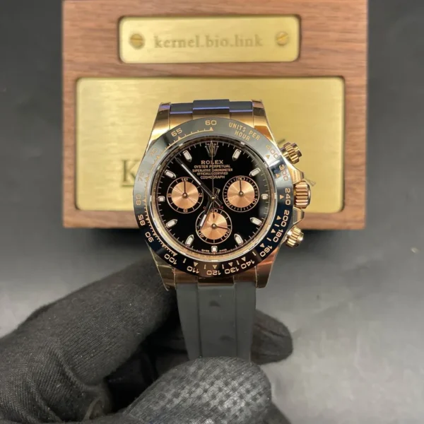 ROLEX DAYTONA 116515LN EVEROSE CERACHROM ORIGINAL CAL.4130