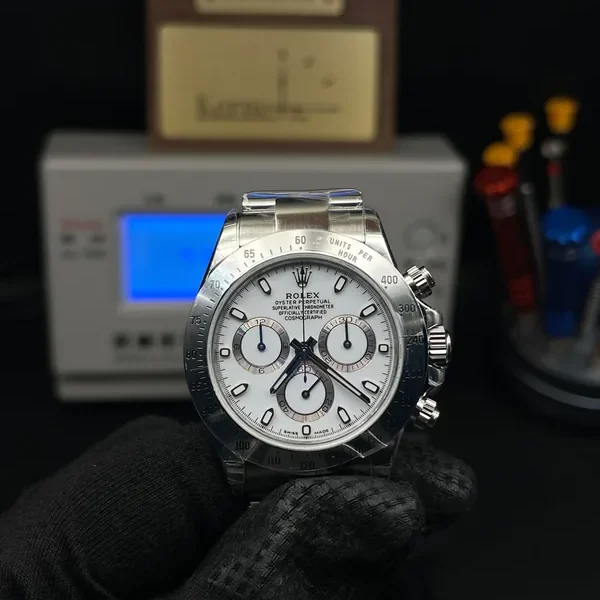 Rolex Cosmograph Daytona 116520 White Dial Original Cal.4130 Movement – Ultimate